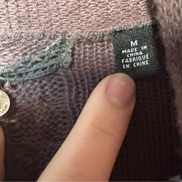 Anthropologie Knitted & Knotted Ismare Cabled Cardi Medium Romantic Long Line - Picture 3 of 13